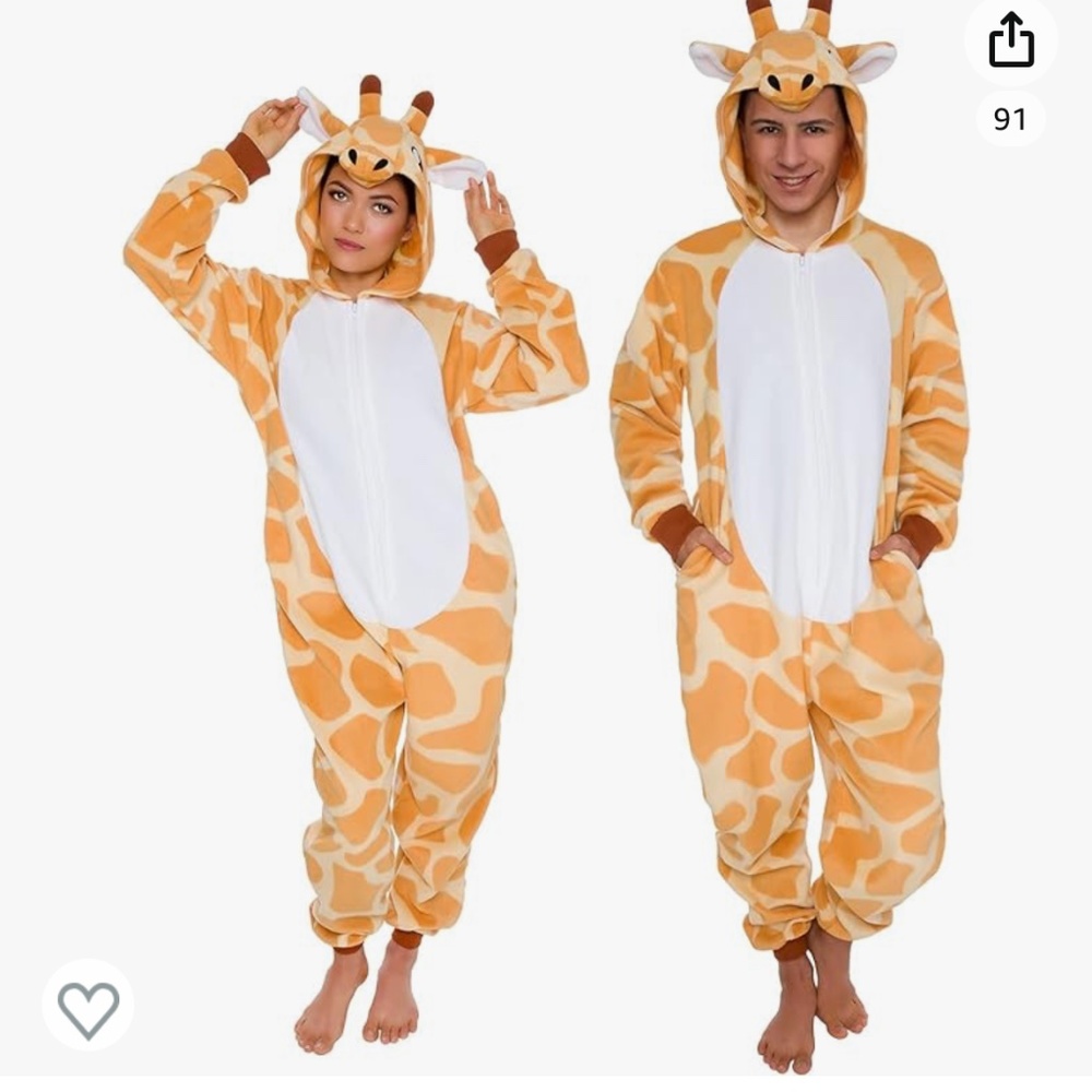 Giraffe costume adult size large